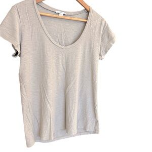 James Perse Sz.3 Tan Short Sleeve T-Shirt please see measurement pics for colour